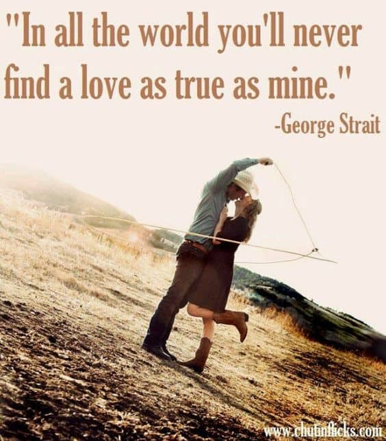 country sayings about love